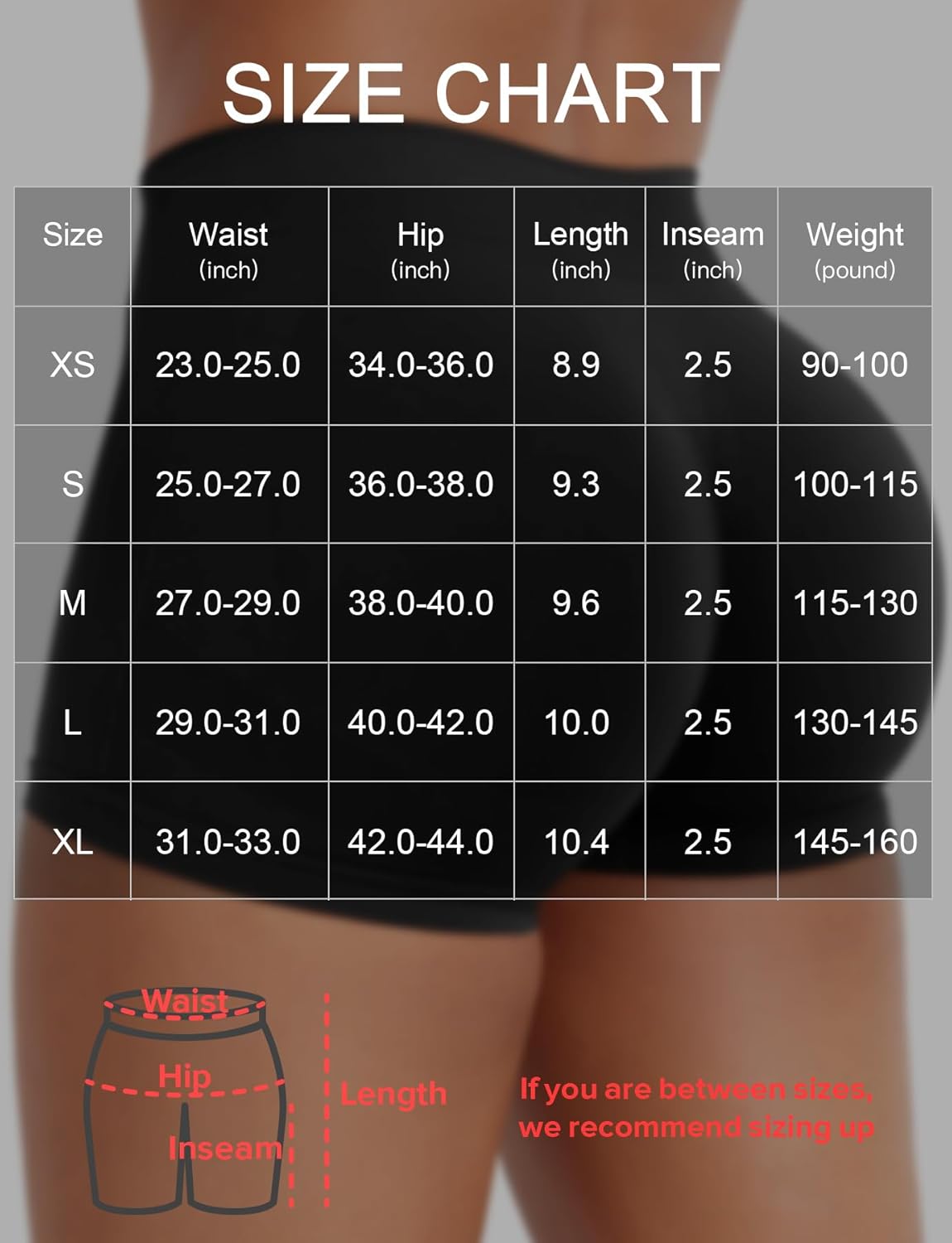 VOYJOY Women's Booty Shorts - 2.5" Low Rise Seamless Scrunch Design for Lifting & Comfort