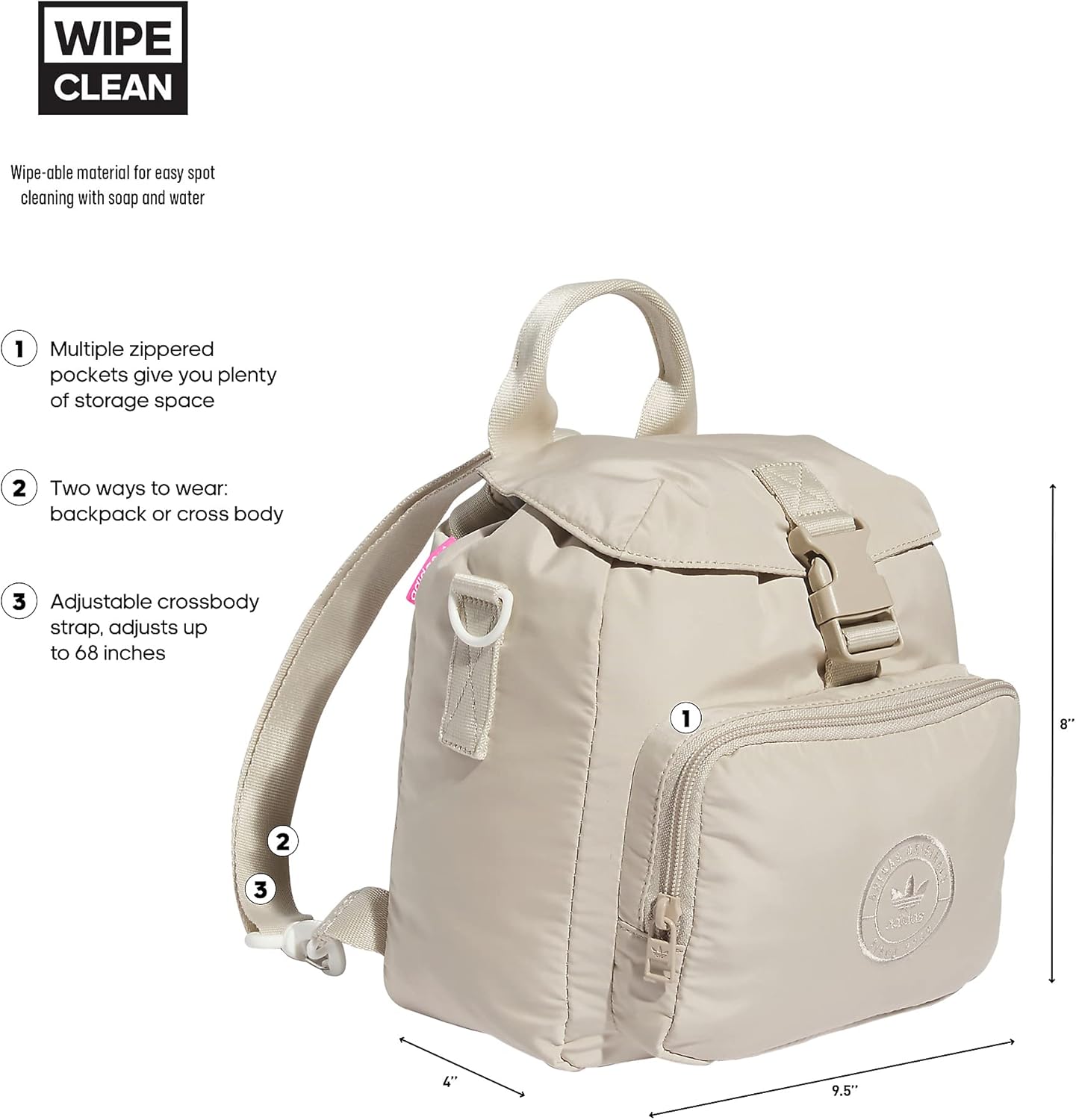 Skiennix Micro 3.0 Mini Backpack - Stylish & Compact Design for Everyday Use | Perfect for Travel