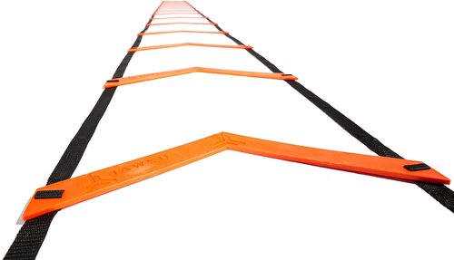 JAWKU Speed Ladder - Extra Long 21-Foot, 15 Rungs for Enhanced Balance & Agility Training