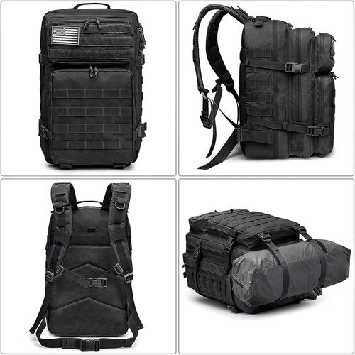 G4Free 45L Military Tactical Backpack - Versatile Molle Pack for Survival & Travel