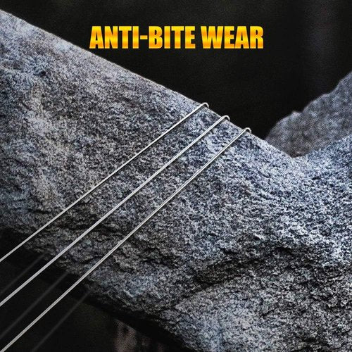 ANGRYFISH Fluorocarbon Fishing Line - 100% Invisible Underwater, Ultralow Stretch, 2-30LB Options
