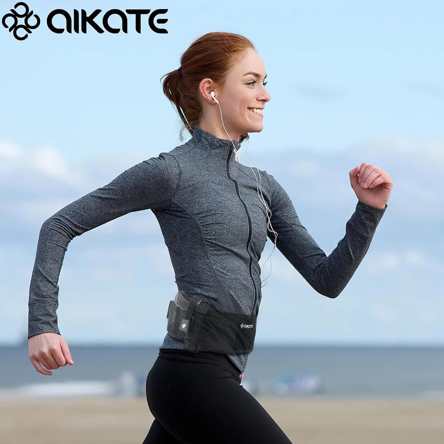 AIKATE Belly Band Holster - Upgraded Concealed Carry Solution for Glock 19, 17 & S&W M&P Shield 9MM