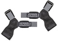Versa Gripps Pro, Made in USA, Wrist Straps for Weightlifting Alternative, Best Training Accessory, R/L, Silver