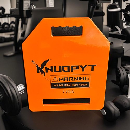 KNUOPYT Weight Vest Plate,Weighted Plate for Vest,Plate Carrier Weights 7.75LBS,Tactical Vest Plate for Push Ups, Pull Ups and Running Strength Training(1PCS)