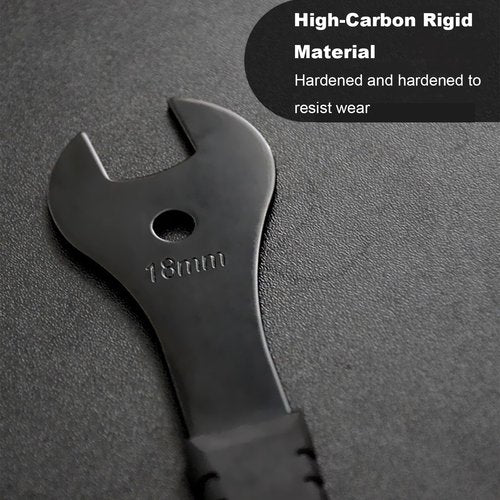 SONZUIA Bicycle Cone Wrench Set Tool (13, 14, 15, 16, 17, 18, 19mm), Bike Cone Spanner Set, Wheel Hub Axle Nut Install Remover (13-14-15-16mm)