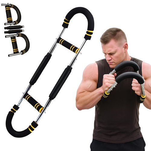 Twister Arm Trainer, The Ultimate Chest Workout Equipment for Men, 60-110lb Adjustable Resistance for Anywhere Arm Training
