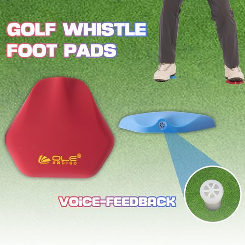 OLE ANDIGO Golf Strength pad Training Foot Pads with Sound Instant Feedback Golf Training Aid,Golf Swing Trainer for Ground Reaction Force and Stability, Increase Club Head Speed
