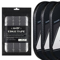 Amoswiz Pickleball Edge Guard Tape, 3K Pickleball Protection Tapes 3 Pcs, PU Interwoven Texture Edge Tape, 23MM & 26MM Width Black Head Tapes for 13MM & 16MM & 20MM Thicknesse Paddles