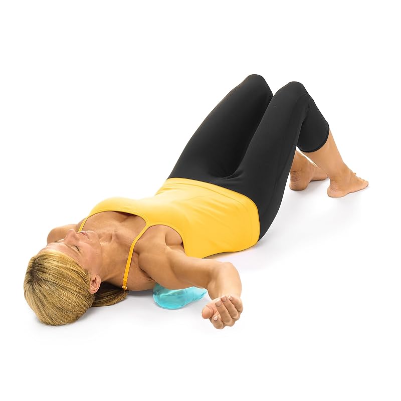 Adjustable Mini Peanut Massage Roller - Franklin Method, 6.25 x 3.75 in, Blue