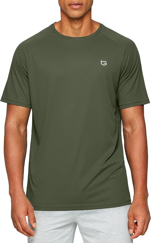 G Gradual Men's Quick Dry Workout T-Shirt - Lightweight Cooling Short Sleeve Tee for Gym & Outdoor Activities