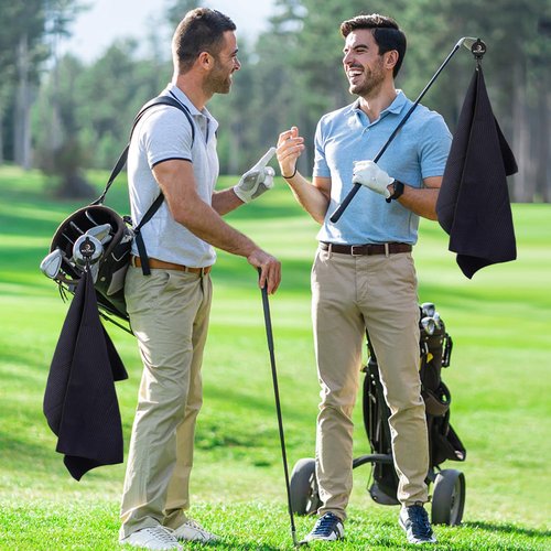 ACCTOLF Magnetic Golf Towel, Magnetic Towel for Golf Bag, Microfiber Fabric Towels Industrial Strength Magnet for Strong Hold to Golf Carts, Clubs or Golf Hub, Golf Equipment for Golf Lovers