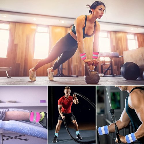 Ankle Weights by [Brand Name] - Adjustable Strength Training Weights for Fitness | 1-20 LBS Options