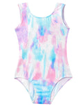 Domusgo Gymnastics Leotards for Girls 2t 3t Blue Purple Scrawl Sparkly One Piece Tumbling Outfits