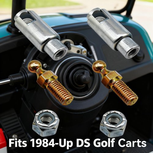 CZMZHFC Club Car Transmission Cable End Ball Stud Kit for 1984-Up DS and 2004-2014 Precedent Gas Golf Carts - Replaces 1012333 and 1010954