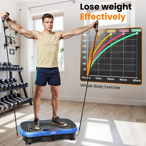 AXV Vibration Plate - Full Body Shaker Exercise Machine for Weight Loss | Home & Gym Use