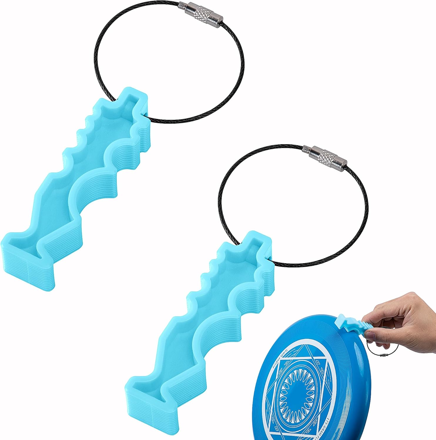 Skiennix Disc Golf Repair Tool - Portable Edge Maintenance for Scratch & Stain Polishing | 2Pcs/4Pcs Set