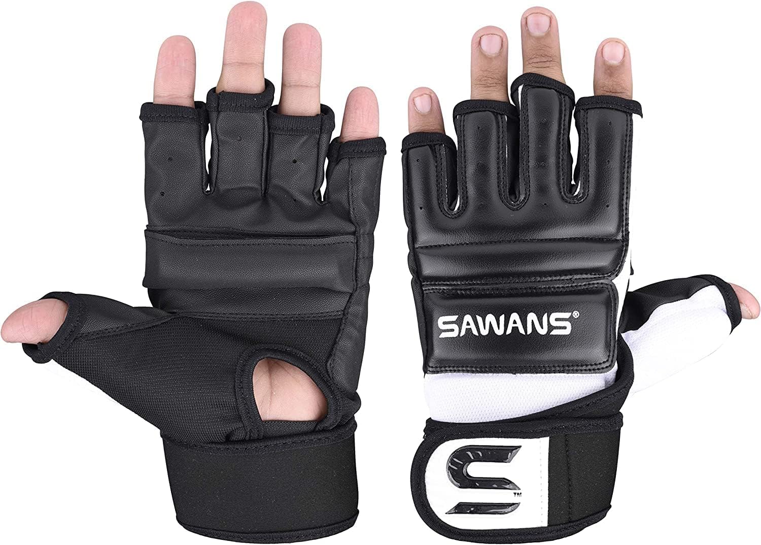 SAWANS Boxing Gloves - Durable Punch Bag Mitts for MMA, Karate, Taekwondo Training | Versatile Combat Gear