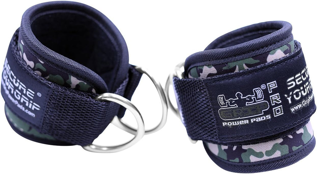 Skiennix Ankle Straps for Cable Machines - Adjustable Neoprene Cuffs for Enhanced Leg & Glute Workouts