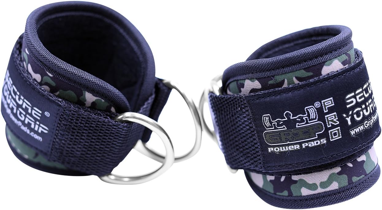 Skiennix Ankle Straps for Cable Machines - Adjustable Neoprene Cuffs for Enhanced Leg & Glute Workouts