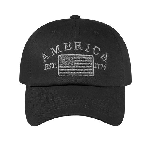 IIN American Flag Baseball Cap for Men Women Low Profile USA Army Tactical Operator Military Plain Dad Hat