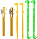 Realure Fishing Knot Tying Tool Kit - 6 Pcs Quick Knot Tying Tools with Disgorgers | Portable for Fly & Sea Fishing