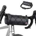 KEMIMOTO Bike Handlebar Bag with Waterproof Rain Cover Front Bike Bag for Bicycles - Water-resistant Dual Zippers for Mountain Road Bike, Cycling Commuter Shoulder Bag Professional Bicycle Accessories