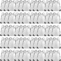 Grneric Drawstring Backpack - 60 Pack Cinch Sack for Gym, Parties & Trips | White