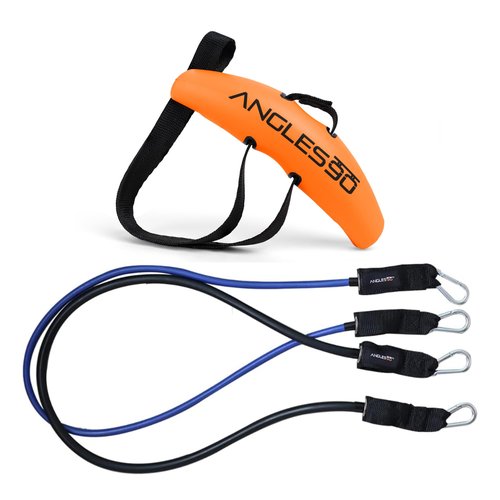 Original Pull Up Grips & A90 Resistance Bands Workout Bundle - Ultimate Gym & Home Fitness Equipment for Strength Training & Muscle Building