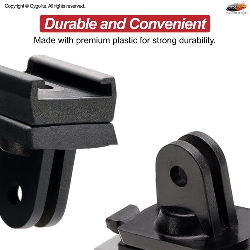Cygolite Light Adapter for Cygolite Velocity, Ranger, Expilion, Metro, and Streak Series Bicycle Headlights Fits On GoPro Compatible Mount - Genuine Cygolite Mount