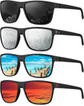 KALIYADI Polarized Men's Sunglasses - Classic UV Protection for Driving, Fishing, Golf