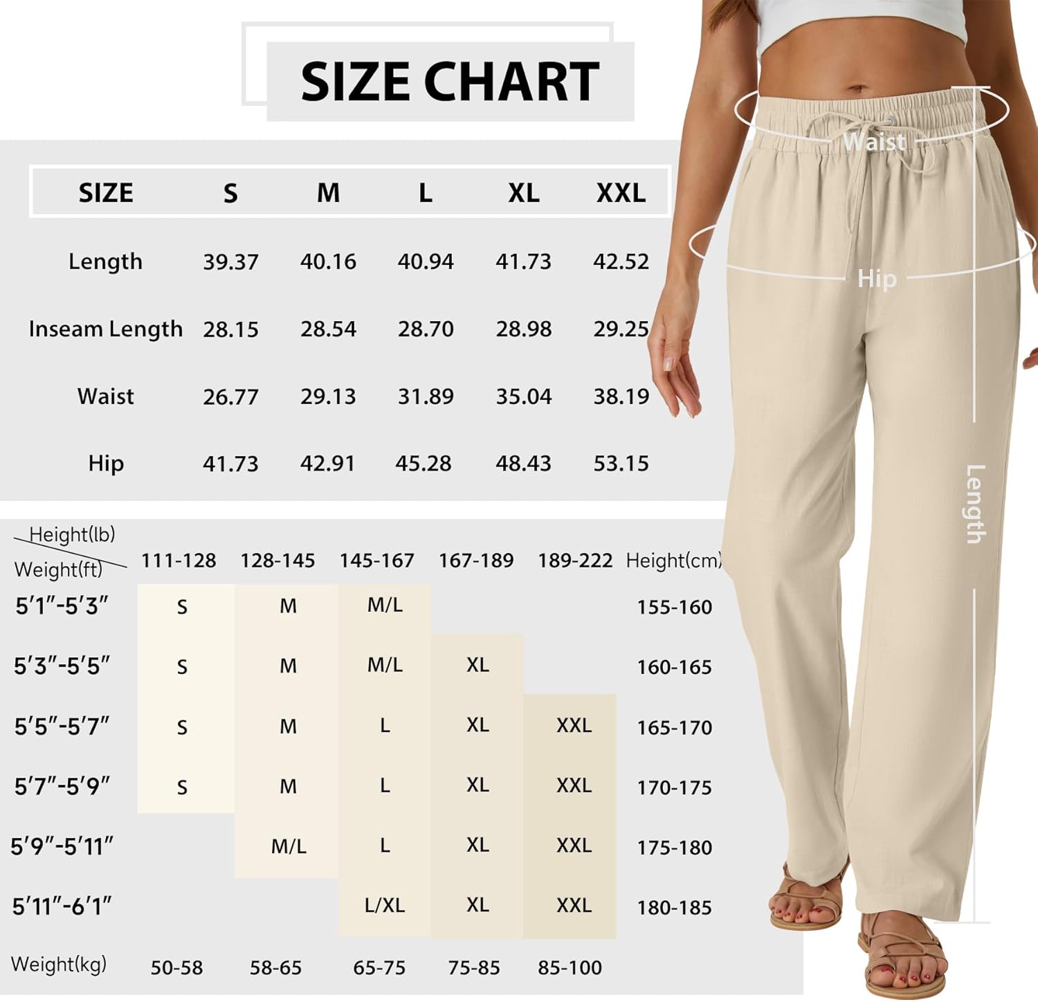 SEMARO Dress Pants - Women's Business Casual High Waist Trousers with Pockets | Stretchy Office Slacks