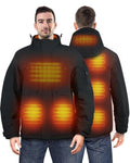 FERIZALA Heated Jackets for Men Women - Rechargeable Men's Soft Shell Winter Heating Jacket for Winter Outdoor Use