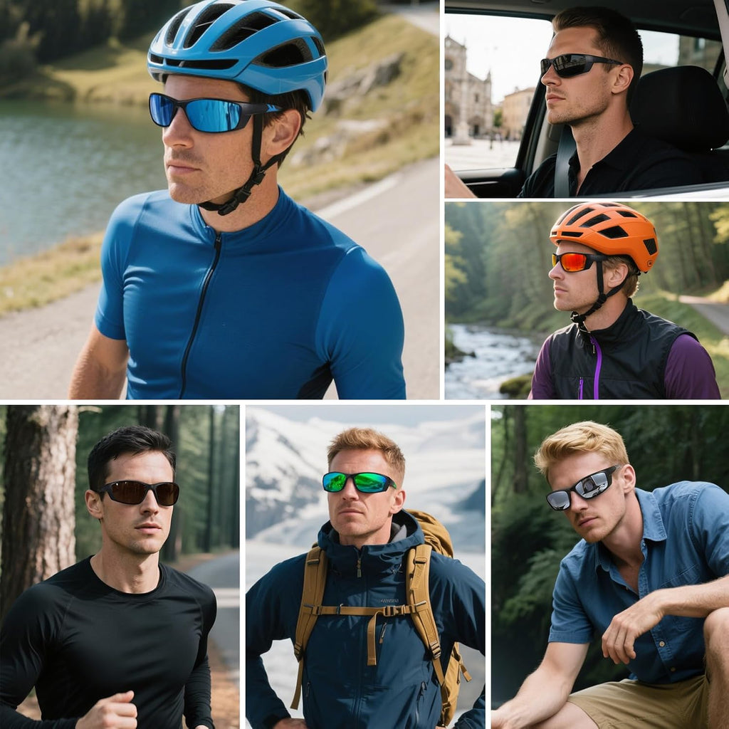 Skiennix Sports Polarized Sunglasses - UV Protection for Men & Women | Ideal for Driving, Running, Cycling, Fishing