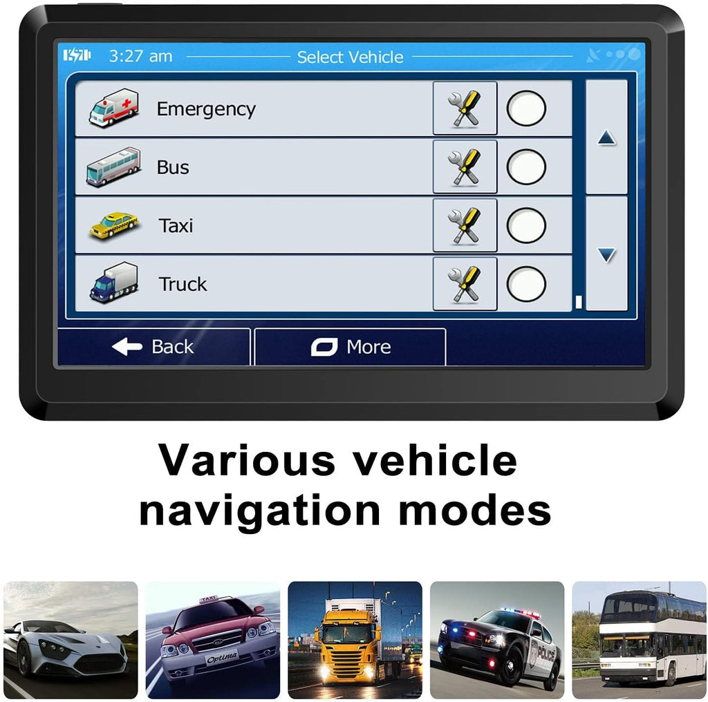 Skiennix 2025 Map GPS Navigation - Turn-By-Turn Directions & Driver Alerts for Trucks, RVs, Cars