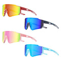 DF DUALFERV Kids Sunglasses, 4 Pack Kids Sports Sunglasses, Anti-Scratch Youth Baseball Shades with UV400 Protection and Lightweight Frame, Boys and Girls Sunshades for Cycling Baseball