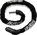 Heavy Duty Bike Lock Chain by [Brand Name] - 5 Digit Combination Anti-Theft Security | 3.2 Feet Long, Black