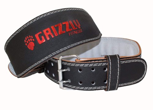 Grizzly Fitness 4-Inch Padded Enforcer Training Belt, Medium
