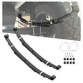 KUAFU Rear Leaf Springs Compatible With Club Car DS Golf Cart 1981-Up Heavy Duty 3 Leafs with Bushings and Sleeves/Set of 2