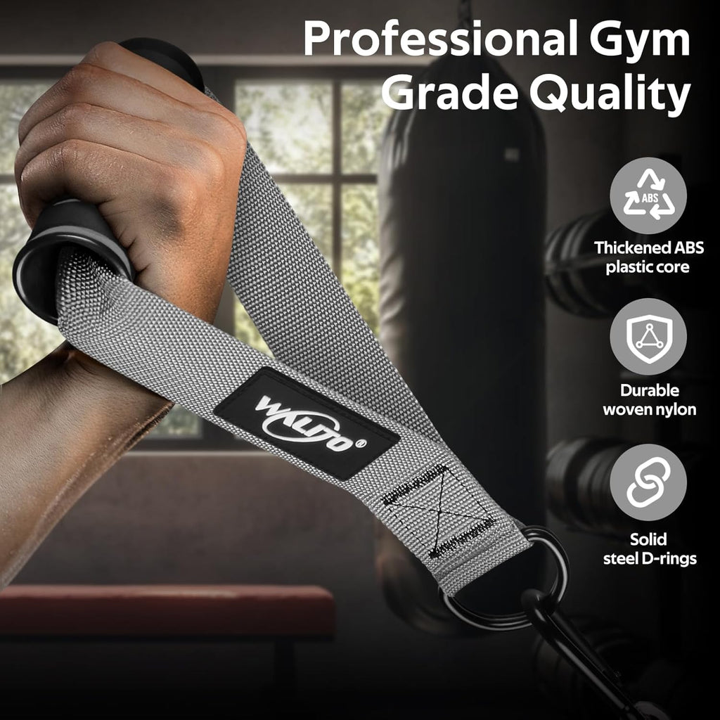 WALITO Exercise Handles - Heavy-Duty Replacement Attachments for Cable Machines & Resistance Bands