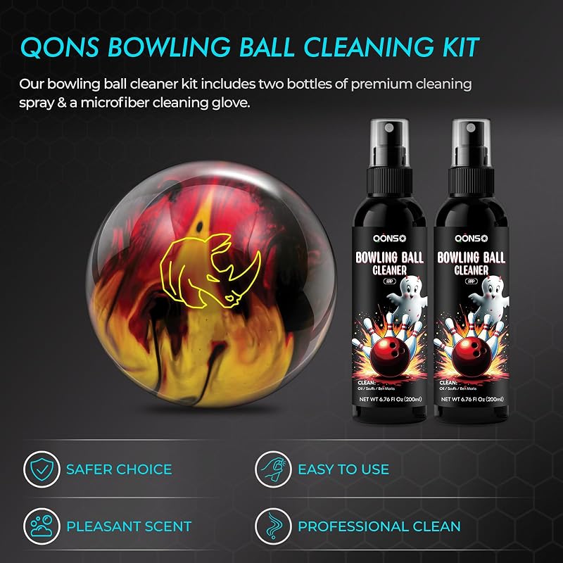 Bowling Ball Cleaner & Towel Kit – Premium Bowling Accessories