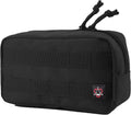 Orca Tactical Multi-Purpose Molle Admin Pouch - Horizontal Zippered Utility EDC Waist Bag Organizer