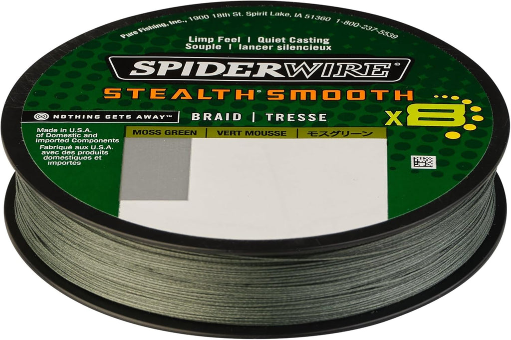 SpiderWire Stealth Braid Fishing Line - Ultra-Strong, Low-Visibility, 150 Yards