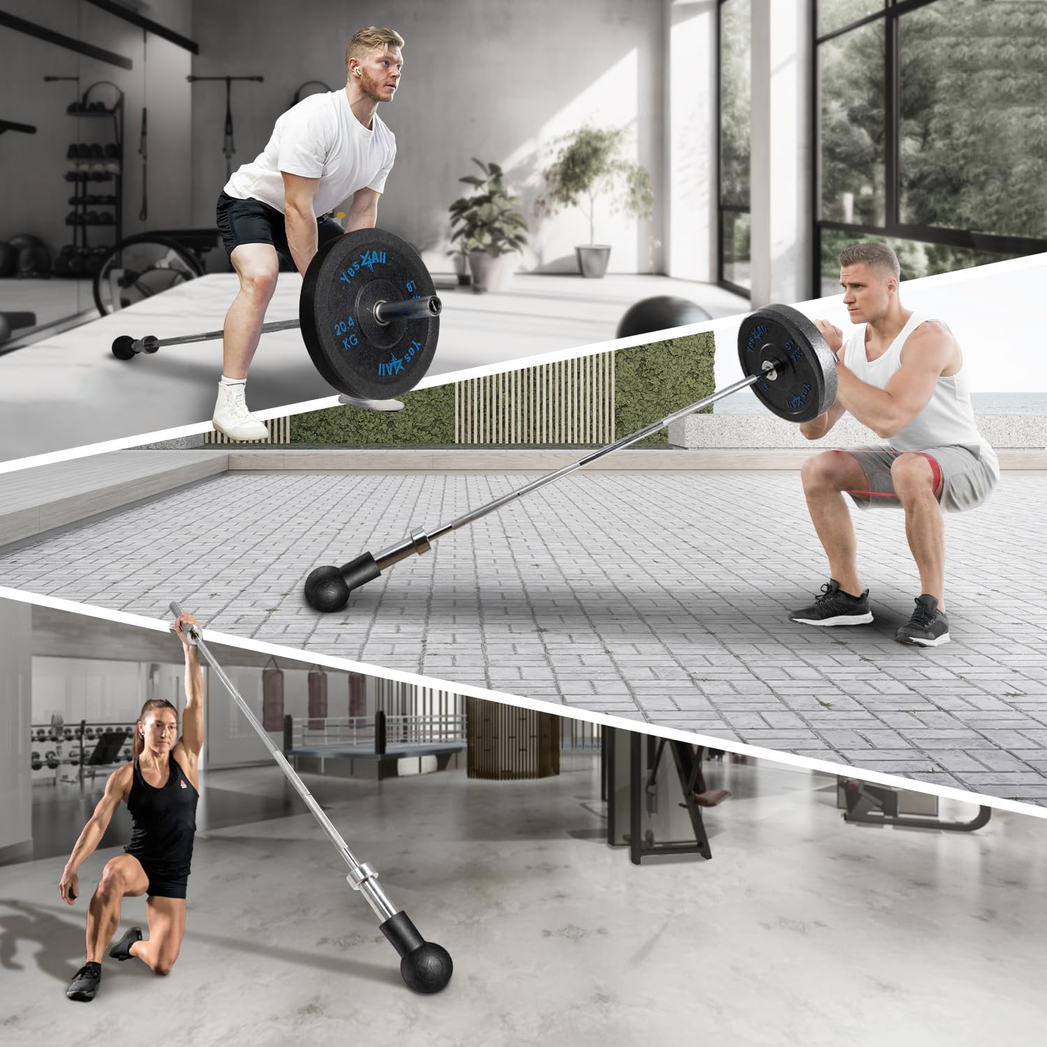 Yes4All Landmine Attachment - Olympic Bar Base for Rows & Presses | Home Gym Equipment, Fits 2" Bars