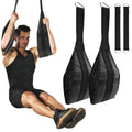 Hanging Ab Straps for Pull Up Bar, Abdominal Muscle Building Padded Arm Support Slings, Ab Sling Straps for Training Knee and Leg Raises, Ab Workout Equipment