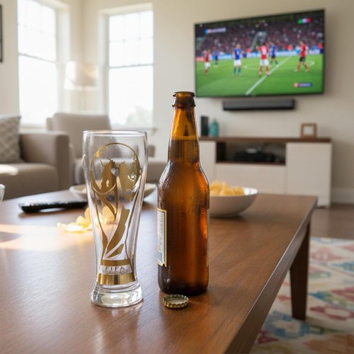 FIFA World Cup 2026 Trophy Beer Glass - 11oz Collector’s Item - Durable & Elegant for Everyday Enjoyment