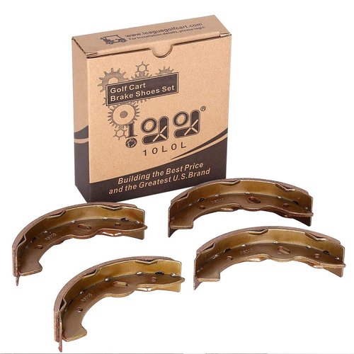 10L0L Golf Cart Brake Shoes Compatible with G14-G22 1993-up, Workhorse 1996-up, EZGO TXT 1997-up and RXV 2008-up Models, OEM# 27943G01, JG5-F5330-00, 4 PCS