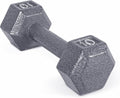 CAP Barbell Cast Iron Hex Dumbbell - Durable Weight Training Equipment | Multiple Sizes Available