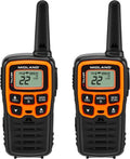 Midland T51VP3 X-TALKER Walkie-Talkie - Long Range FRS Two-Way Radio for Kids | NOAA Weather Alert - Black/Orange - 2 Pack