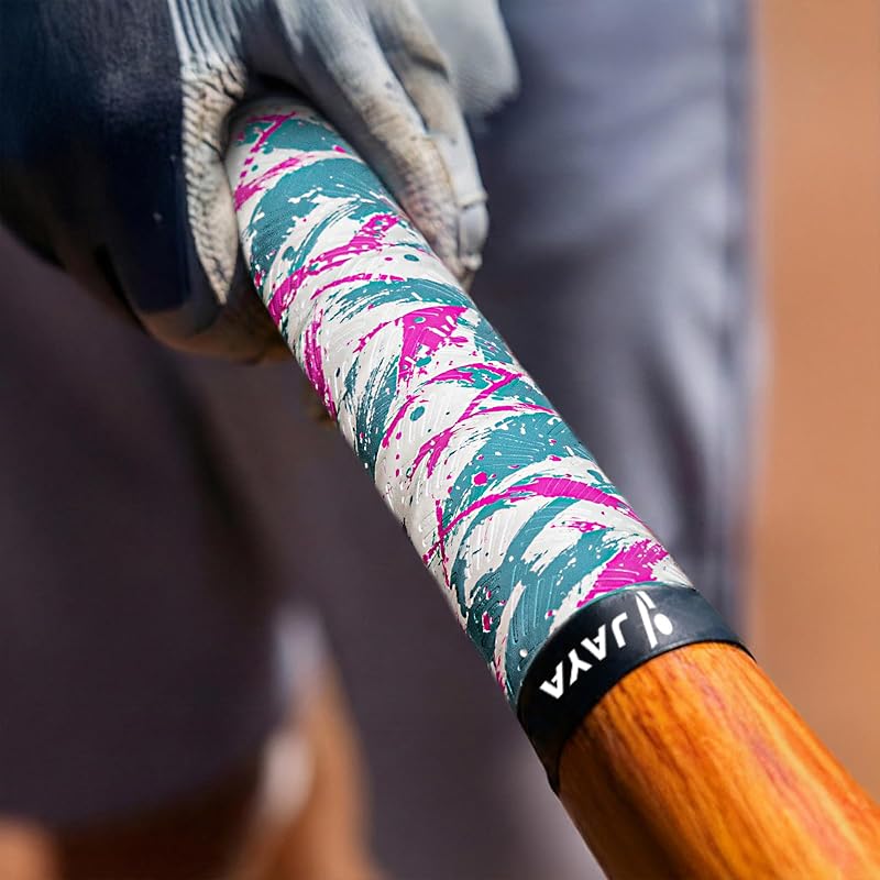Graffiti Variation Bat Grip Tape, 2-Pack 1100x27mm 1.1mm PU Non-Slip Sweat-Wicking Wrap