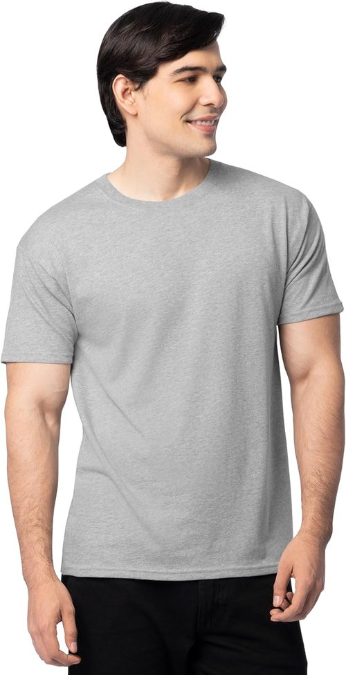 Fruit of The Loom Men's Eversoft Cotton T-Shirts - Breathable, Moisture-Wicking & Odor Control | Sizes S-4X